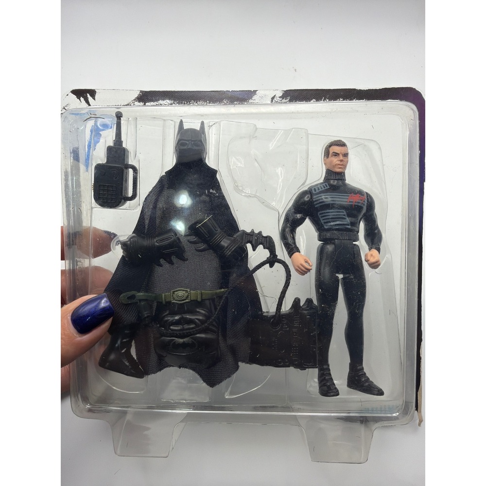 Vintage 1990 Kenner DC Comics Batman Bruce Wayne Action Figure with Accessories